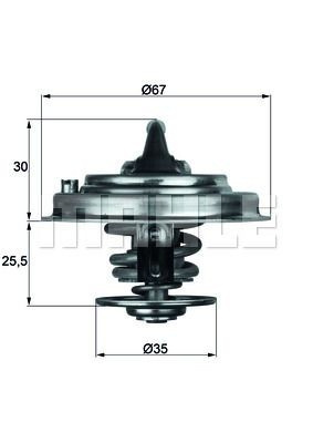 Termostat BMW 5 sedana (E28) (1980 - 1990) cena, od 15,33 USD